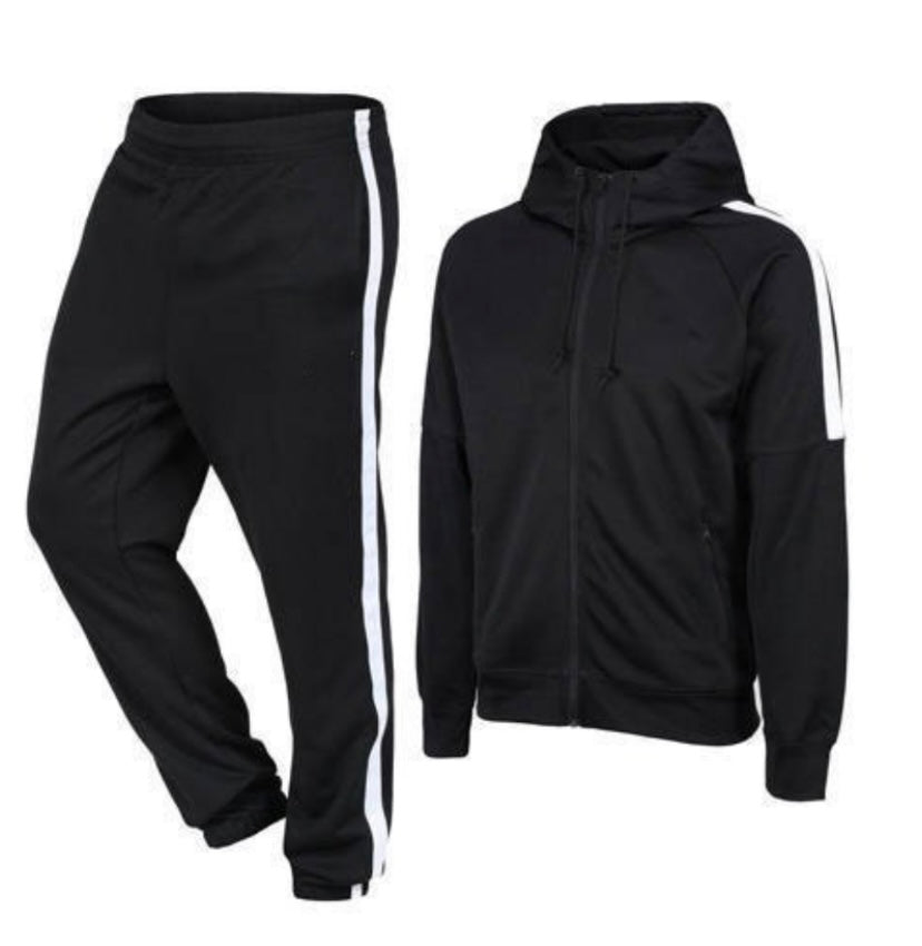full black tracksuit